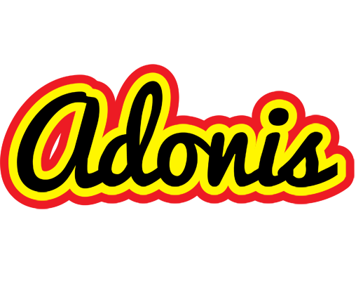 Adonis flaming logo