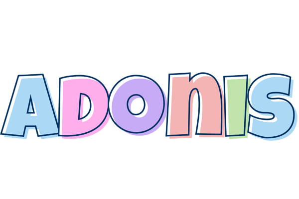 Adonis pastel logo