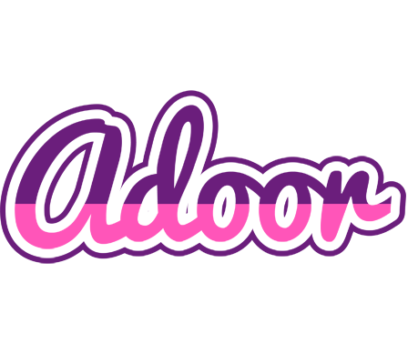 Adoor cheerful logo