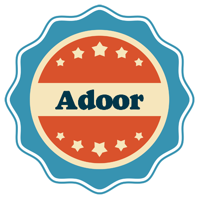 Adoor labels logo