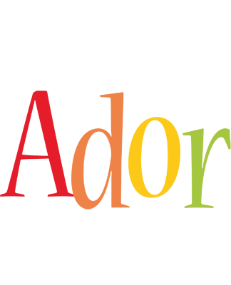 Ador birthday logo