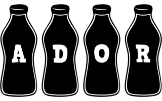 Ador bottle logo