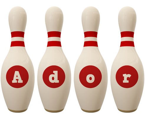Ador bowling-pin logo
