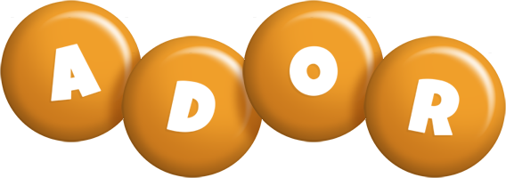 Ador candy-orange logo