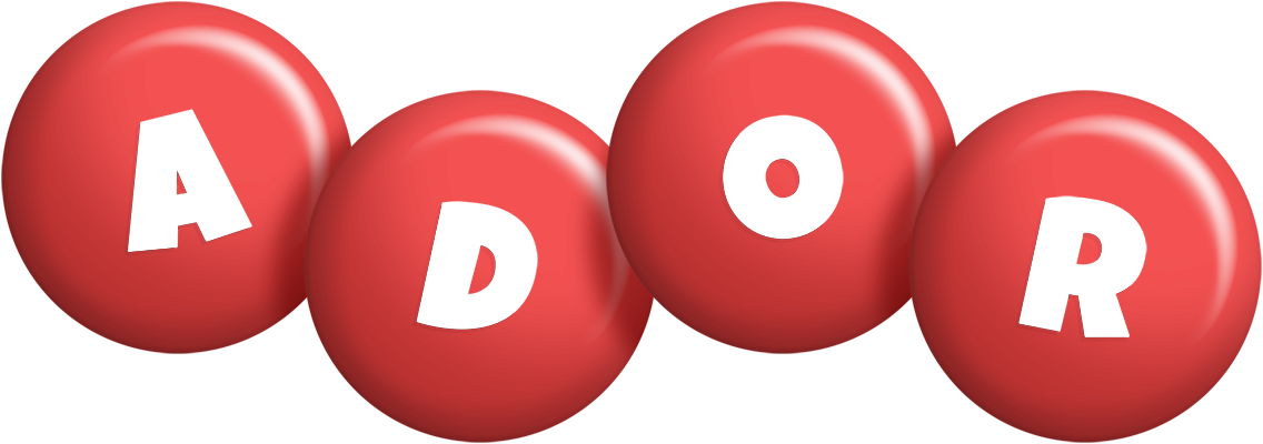 Ador candy-red logo