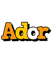 Ador cartoon logo