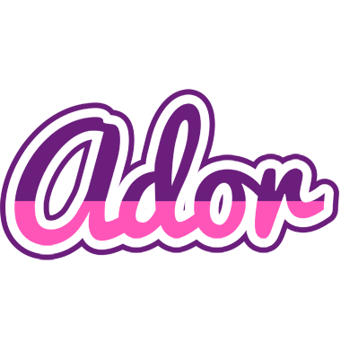 Ador cheerful logo
