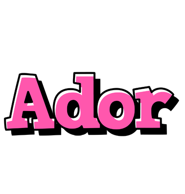 Ador girlish logo