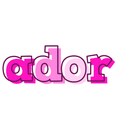 Ador hello logo