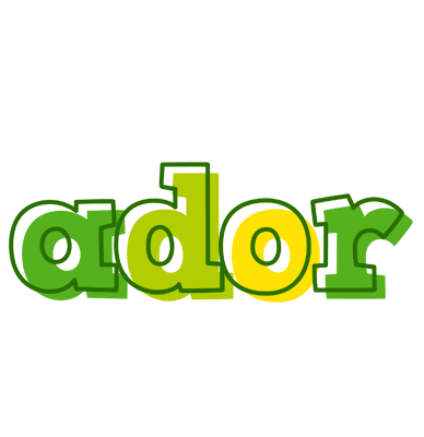 Ador juice logo