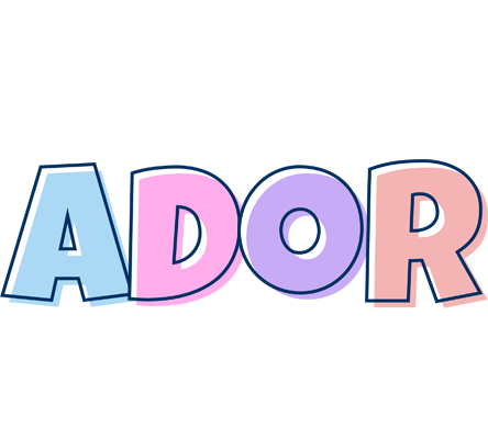 Ador pastel logo