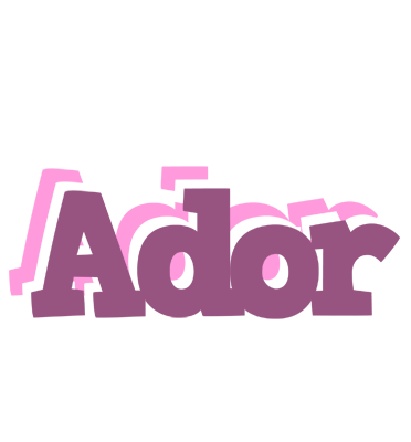 Ador relaxing logo
