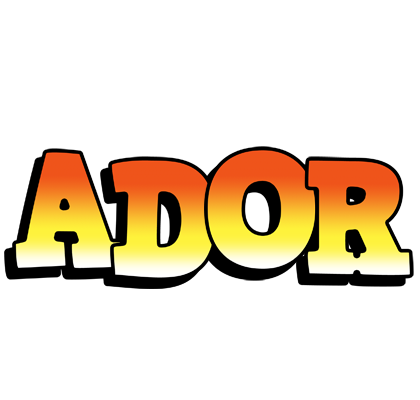 Ador sunset logo