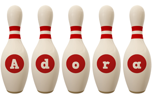 Adora bowling-pin logo