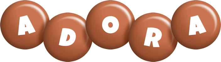 Adora candy-brown logo