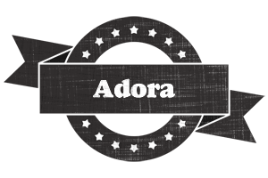 Adora grunge logo