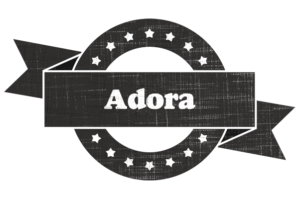 Adora grunge logo