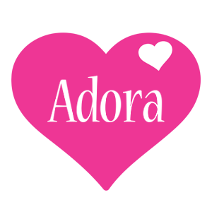 Adora love-heart logo