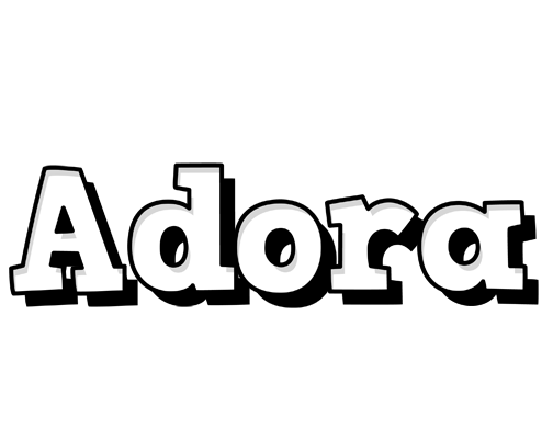 Adora snowing logo