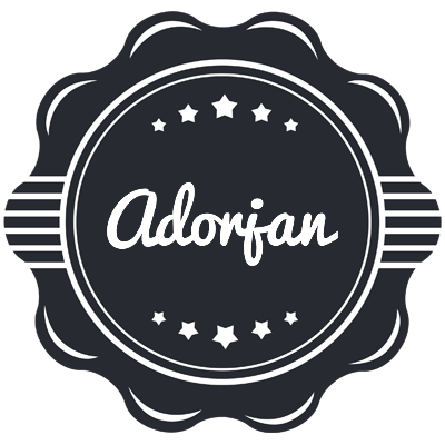 Adorjan badge logo