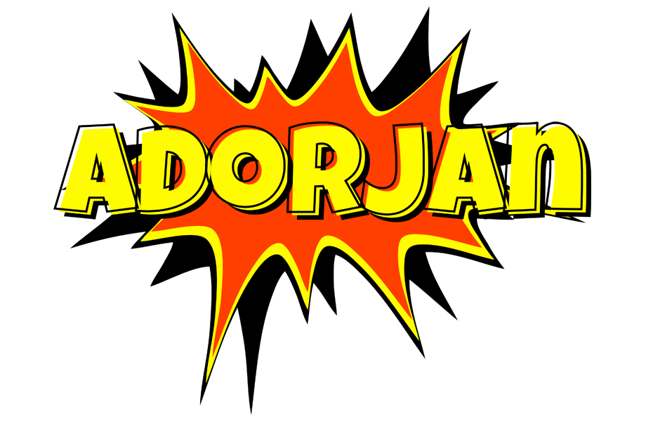 Adorjan bazinga logo