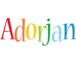 Adorjan birthday logo