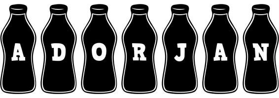 Adorjan bottle logo