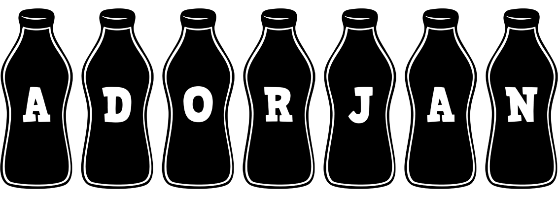Adorjan bottle logo
