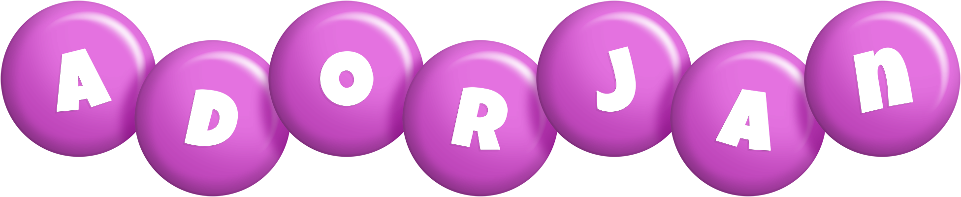Adorjan candy-purple logo