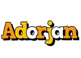 Adorjan cartoon logo