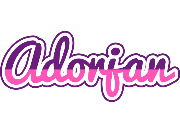 Adorjan cheerful logo