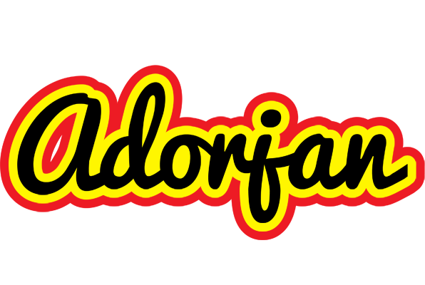 Adorjan flaming logo
