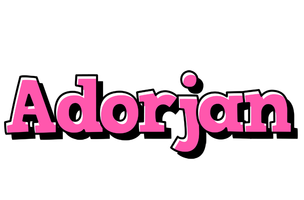 Adorjan girlish logo