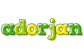 Adorjan juice logo