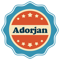 Adorjan labels logo