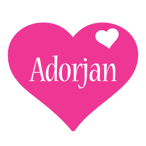 Adorjan love-heart logo