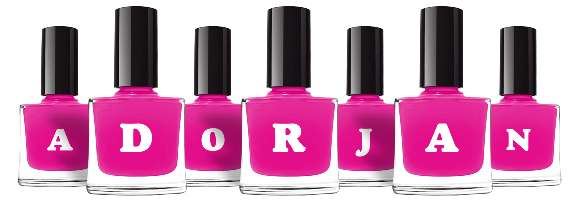 Adorjan nails logo