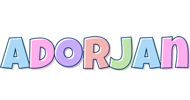 Adorjan pastel logo