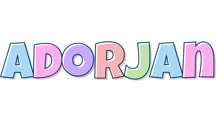 Adorjan pastel logo
