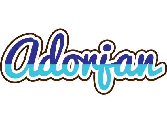 Adorjan raining logo