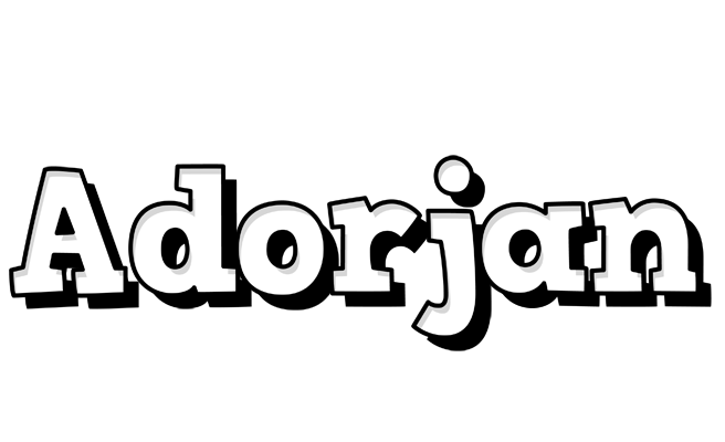 Adorjan snowing logo