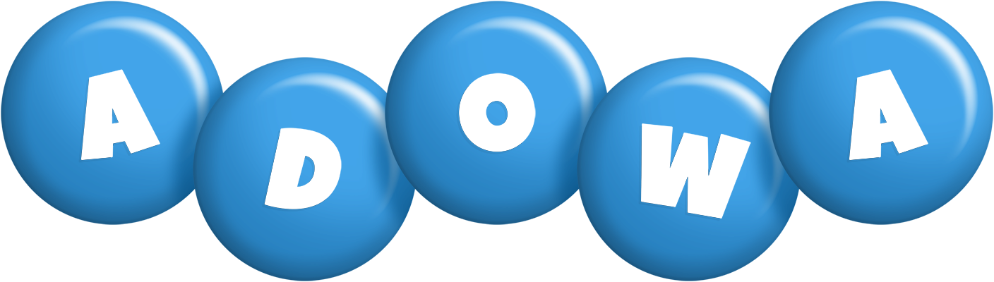 Adowa candy-blue logo