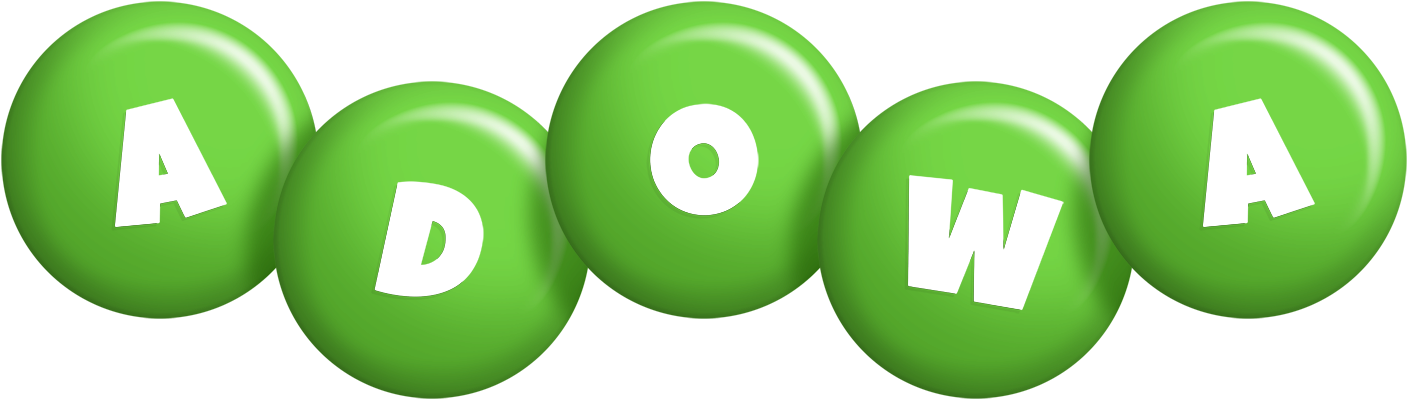Adowa candy-green logo