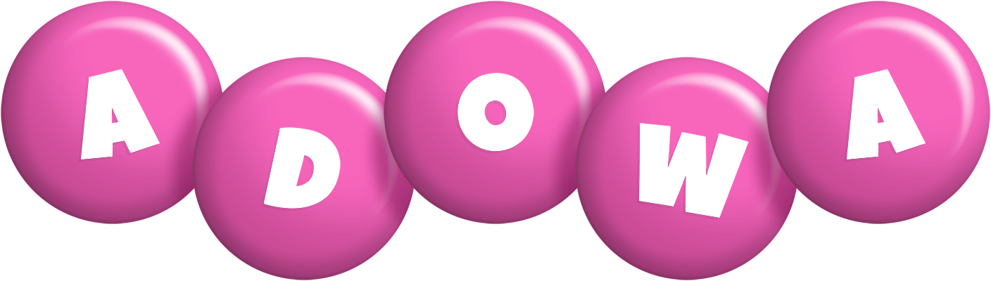 Adowa candy-pink logo