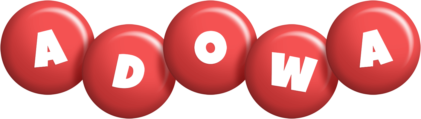 Adowa candy-red logo