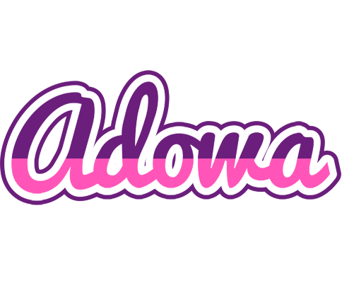 Adowa cheerful logo