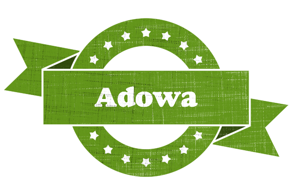 Adowa natural logo