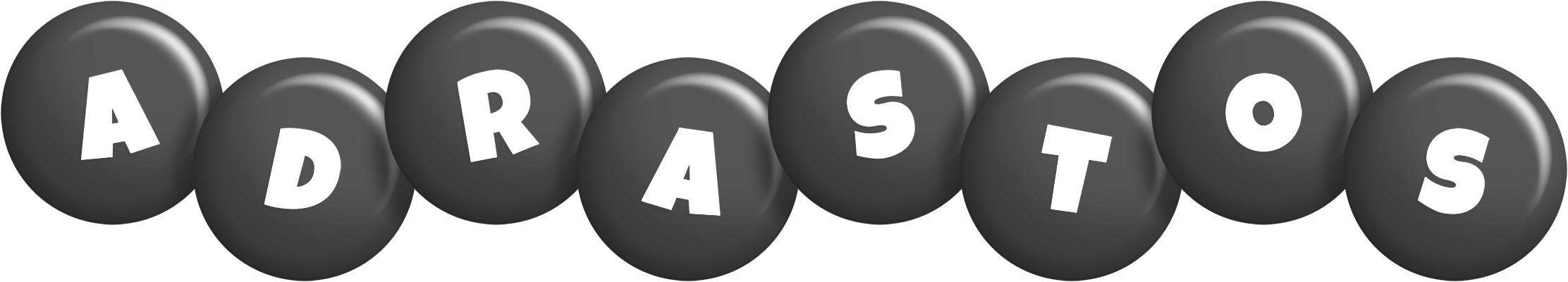 Adrastos candy-black logo