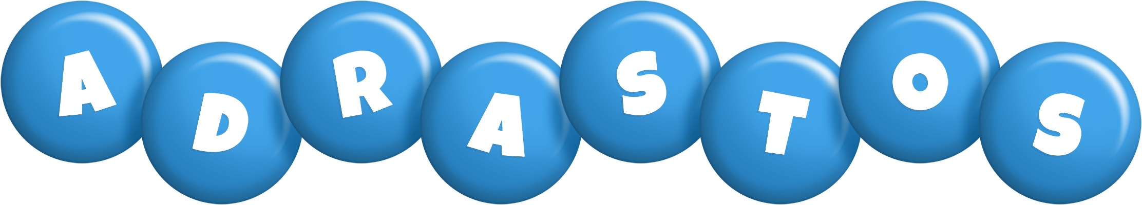 Adrastos candy-blue logo