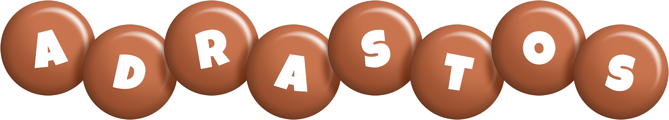 Adrastos candy-brown logo